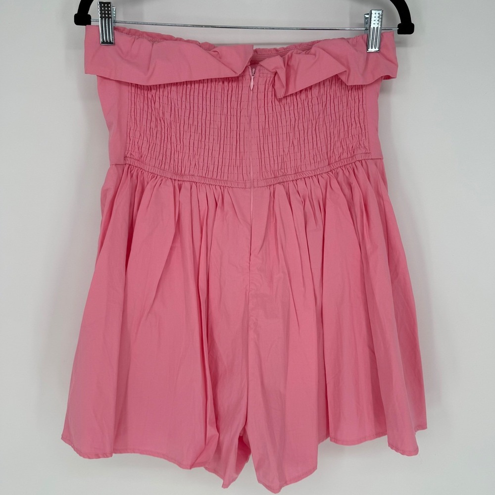 MABLE STRAPLESS ROMPER COTTON CANDY PINK LARGE NWT‎ - Picture 9 of 9
